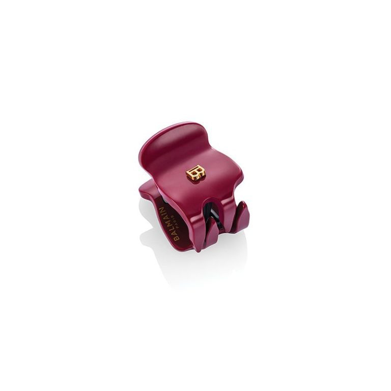 PINCE EXTRA SMALL VELVET BURGUNDY